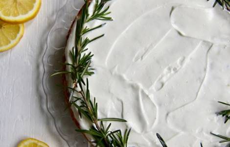 Rozmarýnový cheesecake